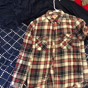 Button-down flannel
